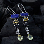 Multi-Middle-Eastern-Ana-multiple-Dangle-multicolor-92.5-Silver-Earring