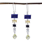 Multi-Middle-Eastern-Ana-multiple-Dangle-multicolor-92.5-Silver-Earring