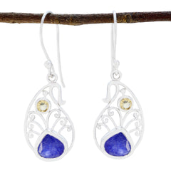 Multi-Australian-Ángeles-multiple-Dangle-multicolor-Silver-Earring