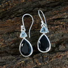 Multi-Egyptian-Cecilia-Toi-et-Moi-Dangle-multicolor-925-Silver-Earring