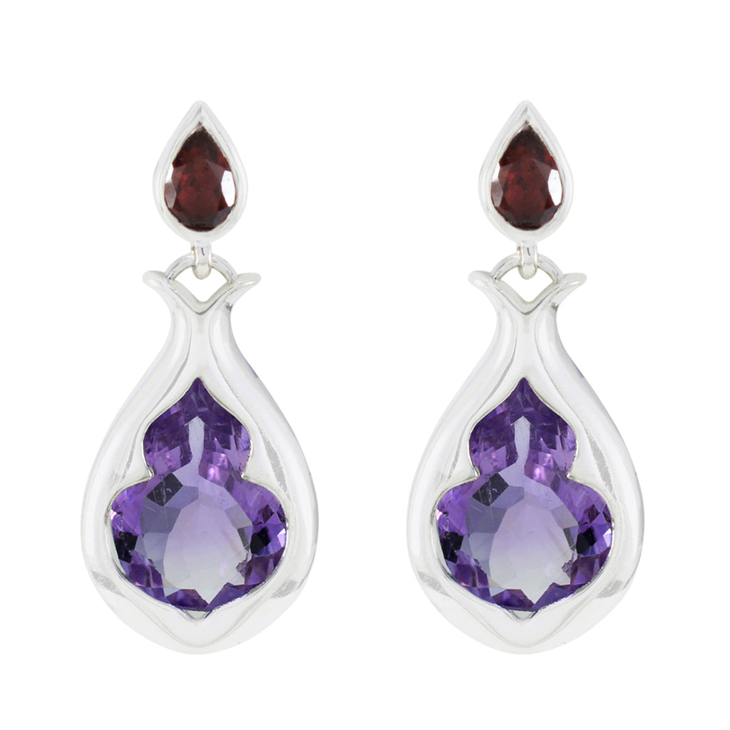 Multi-German-Hannah-Toi-et-Moi-Stud-multicolor-Sterling-Silver-Earring