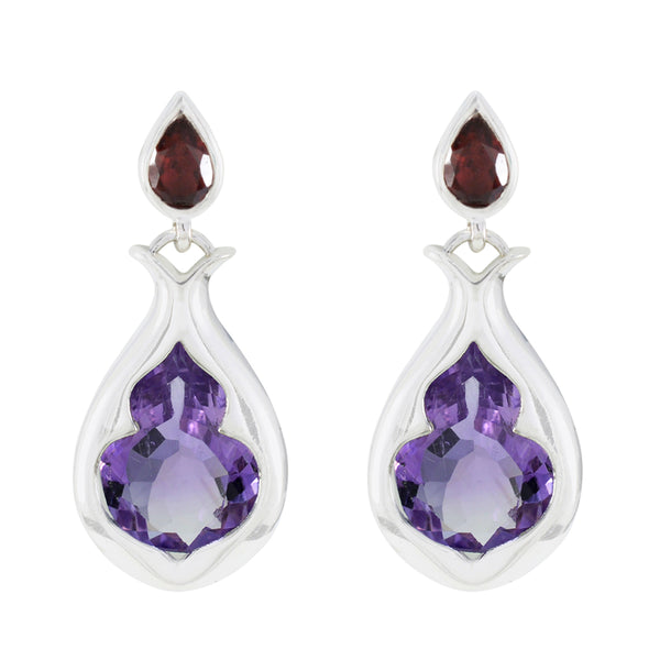 Multi-German-Hannah-Toi-et-Moi-Stud-multicolor-Sterling-Silver-Earring