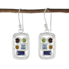 Multi-Turkish-Isabella-Penta-Dangle-multicolor-Sterling-Silver-Earring