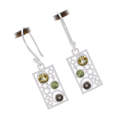Multi-French-Bruna-multiple-Dangle-multicolor-925-Sterling-Silver-Earring