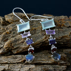 Multi-German-Camila-multiple-Dangle-multicolor-925-Sterling-Silver-Earring