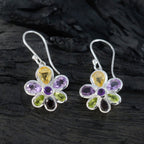Multi-Russian-Julieta-multiple-Dangle-multicolor-Sterling-Silver-Earring