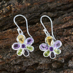 Multi-Russian-Julieta-multiple-Dangle-multicolor-Sterling-Silver-Earring