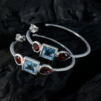 Multi-Egyptian-Zoey-Trilogy-Stud-multicolor-925-Sterling-Silver-Earring