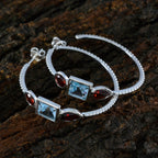 Multi-Egyptian-Zoey-Trilogy-Stud-multicolor-925-Sterling-Silver-Earring