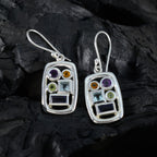Multi-Italian-Isadora-Penta-Dangle-multicolor-925-Silver-Earring