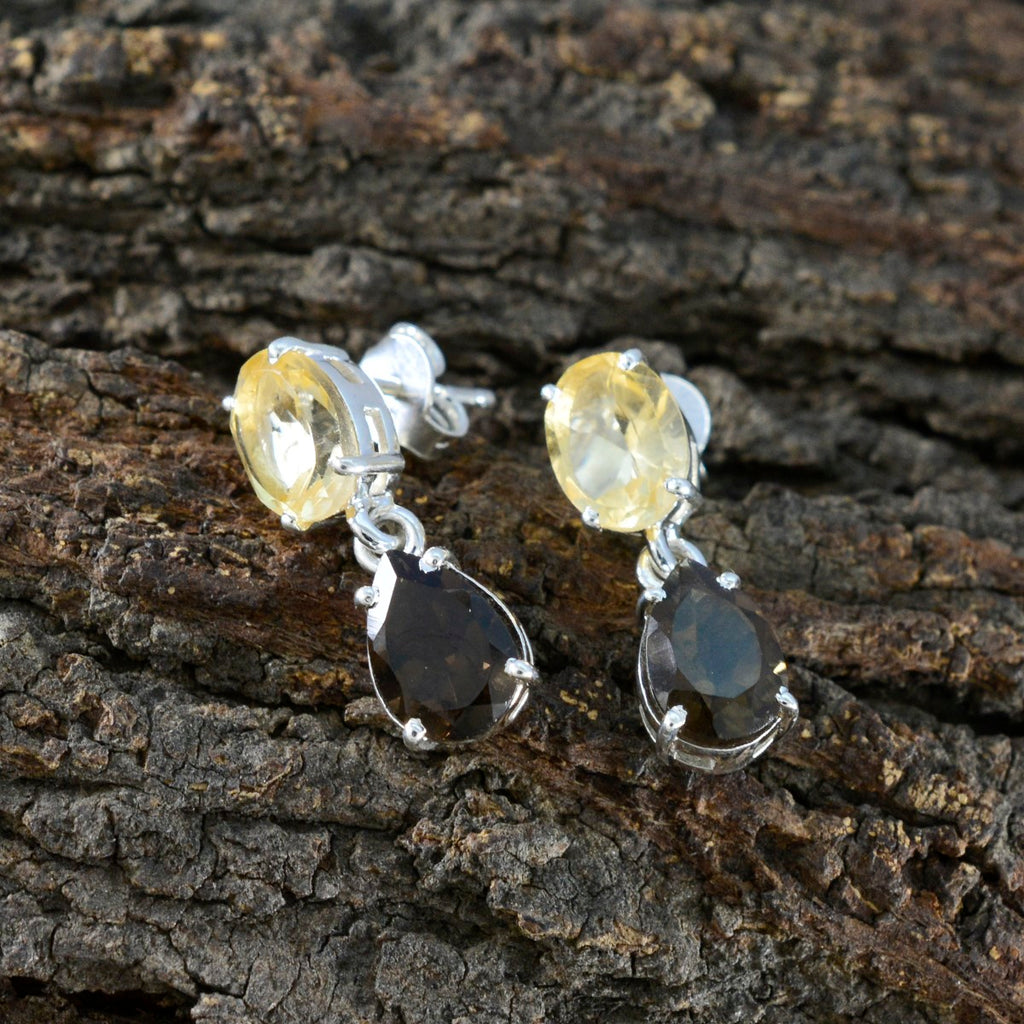 Multi-American-Riley-multiple-Stud-multicolor-Silver-Earring