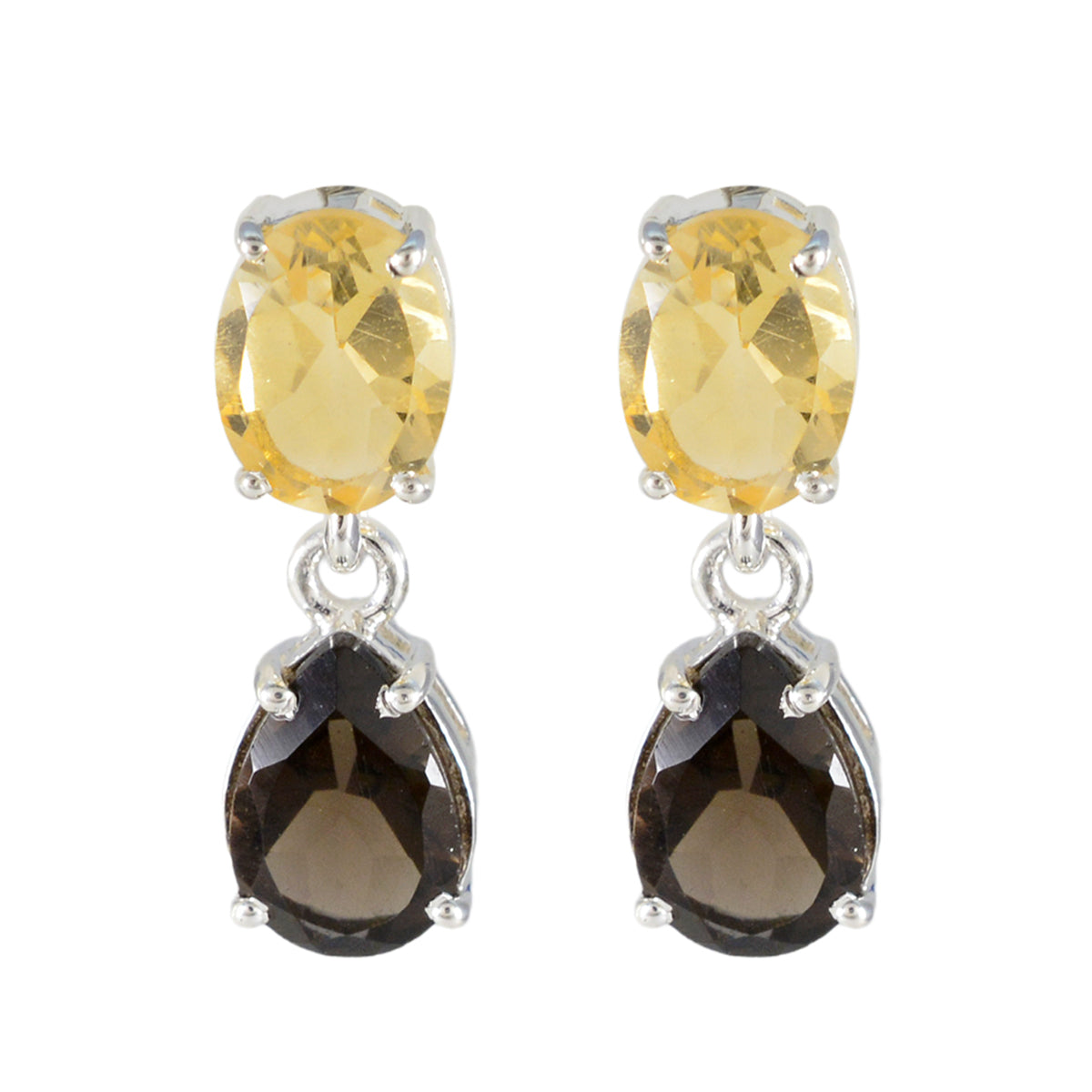 Multi-American-Riley-multiple-Stud-multicolor-Silver-Earring Hoofdafbeelding