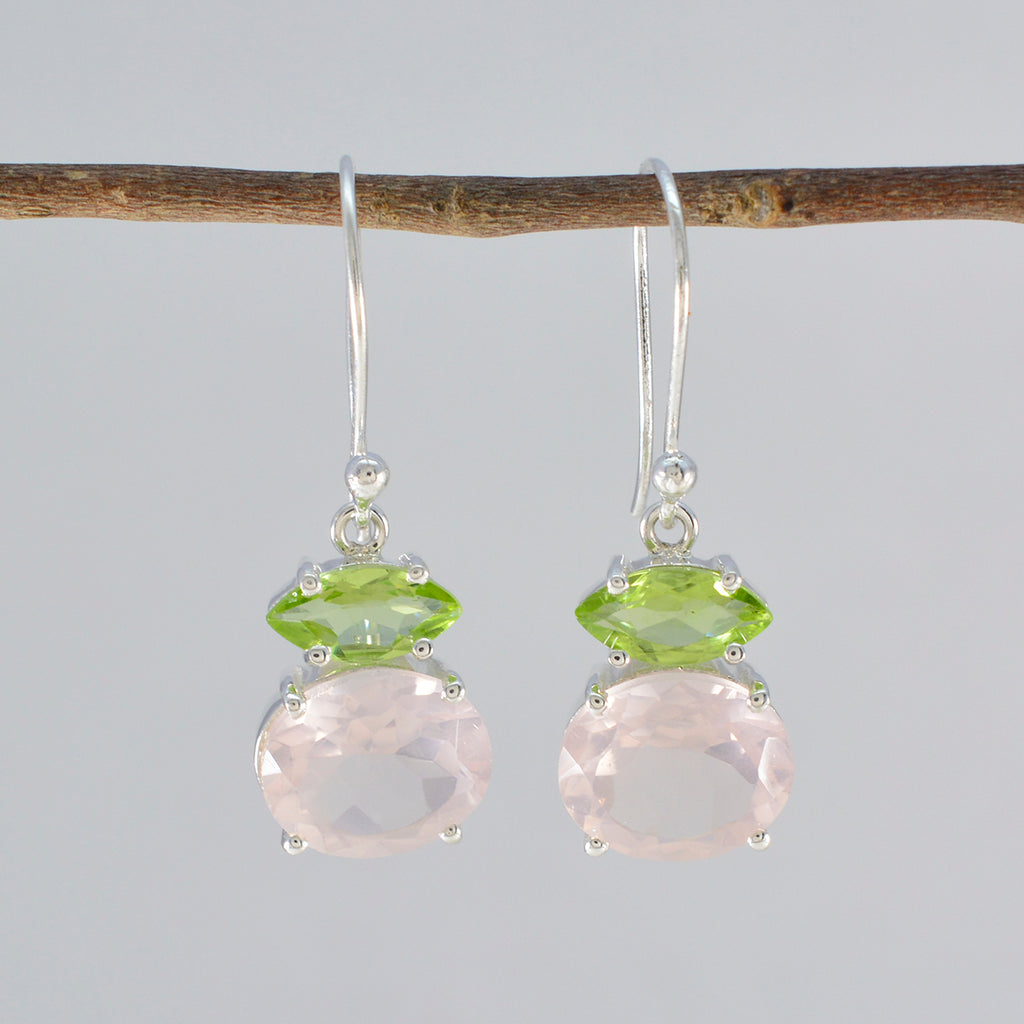 Multi-Italian-Rina-multiple-Dangle-multicolor-Silver-Earring