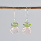 Multi-Italian-Rina-multiple-Dangle-multicolor-Silver-Earring