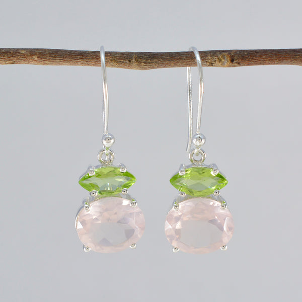 Multi-Italian-Rina-multiple-Dangle-multicolor-Silver-Earring