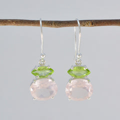 Multi-Italian-Rina-multiple-Dangle-multicolor-Silver-Earring