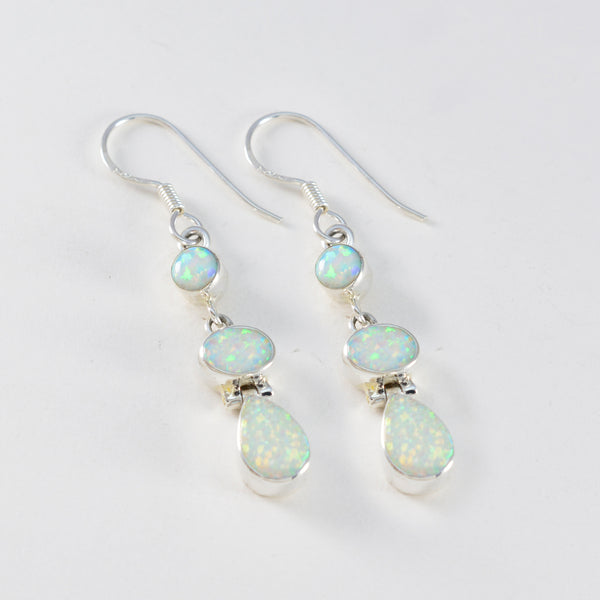 Created-Opal-American-Aiko-multiple-Dangle-White-Sterling-Silver-Earring