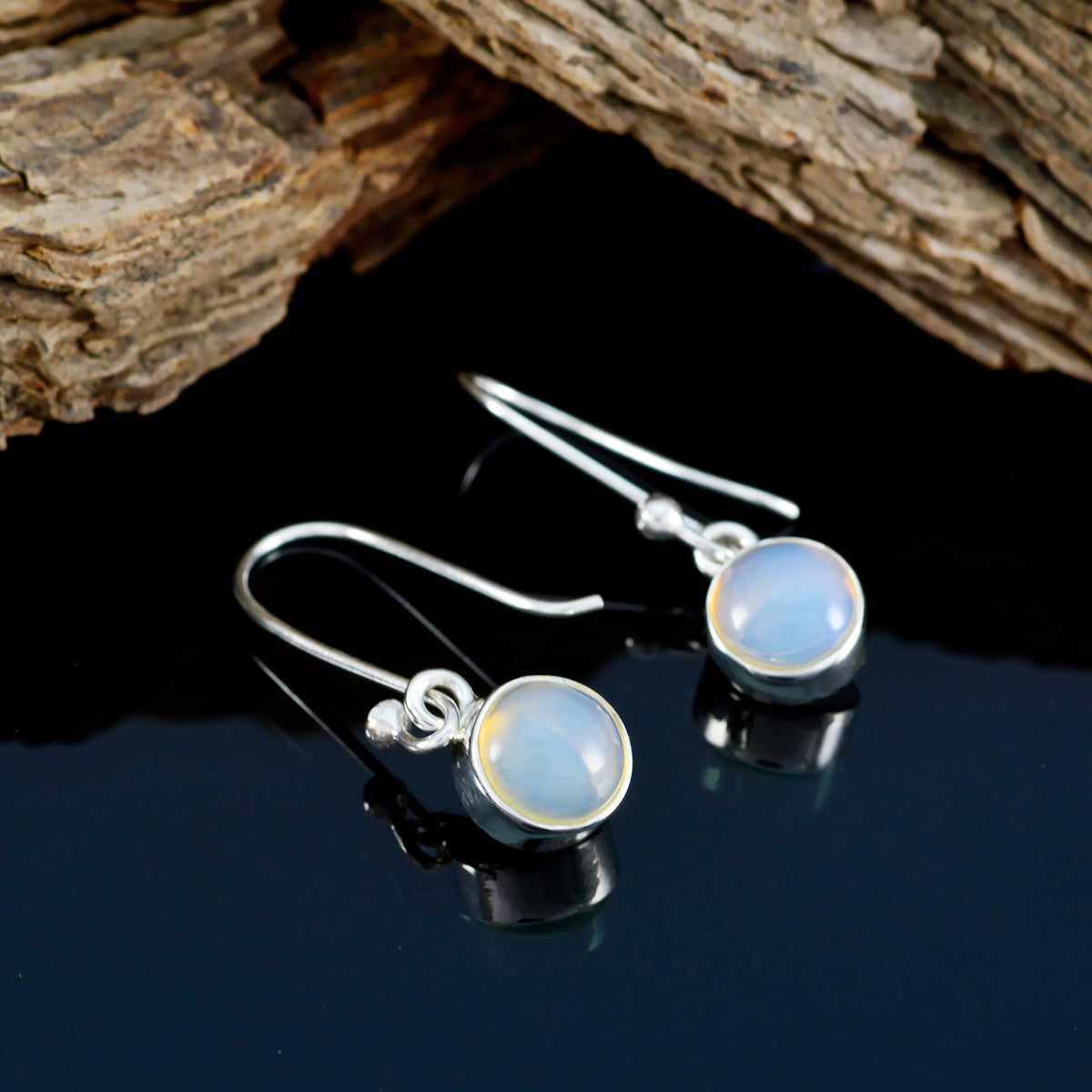 Opal-Russian-Carolina-multiple-Dangle-White-Silver-Earring