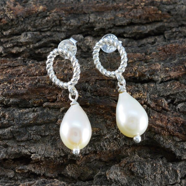 Pearl-Japanese-Yasmine-Solitaire-Stud-White-Sterling-Silver-Earring