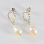 Pearl-Japanese-Yasmine-Solitaire-Stud-White-Sterling-Silver-Earring