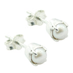 Pearl-Egyptian-Clara-Solitaire-Stud-White-92.5-Silver-Earring