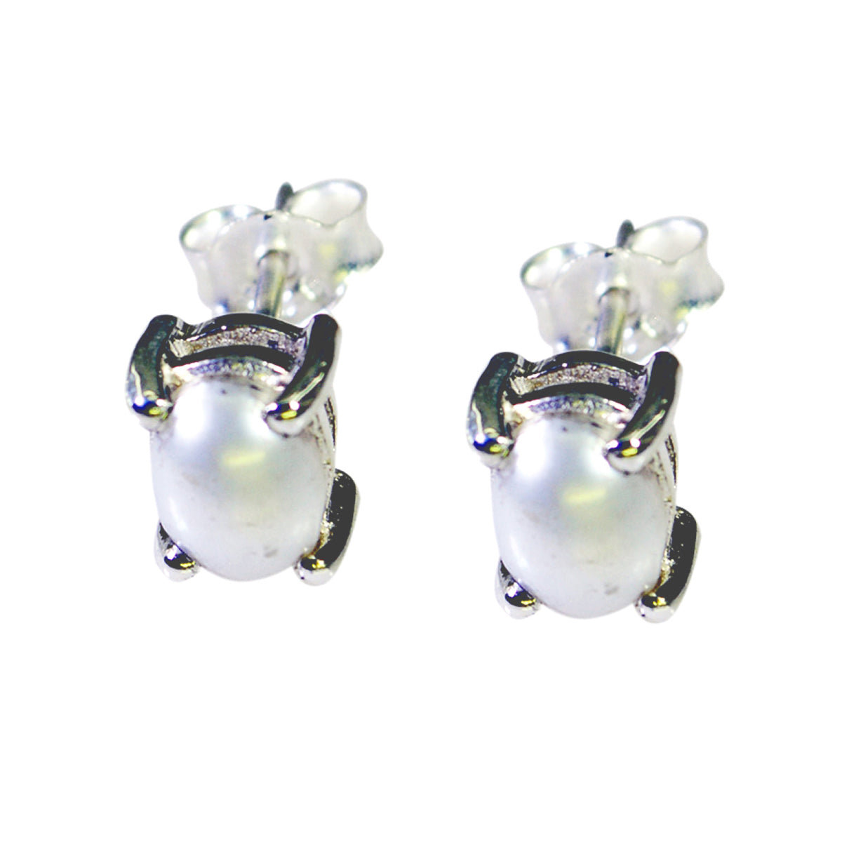 Pearl-American-Constanza-Solitaire-Stud-White-92.5-Silver-Earring メイン画像
