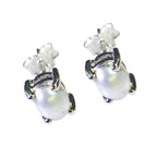 Pearl-American-Constanza-Solitaire-Stud-White-92.5-Silver-Earring