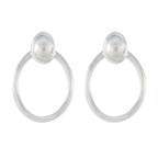 Pearl-Russian-Scarlett-Solitaire-Stud-White-92.5-Silver-Earring