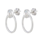 Pearl-Russian-Scarlett-Solitaire-Stud-White-92.5-Silver-Earring
