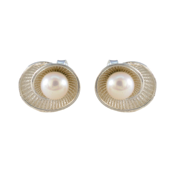 Pearl-American-Amanda-Solitaire-Stud-White-925-Sterling-Silver-Earring