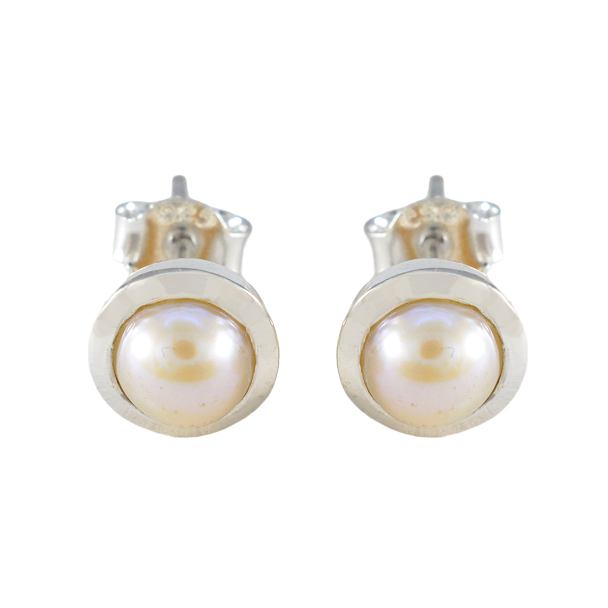 Pearl-American-Micaela-Solitaire-Stud-White-Sterling-Silver-Earring