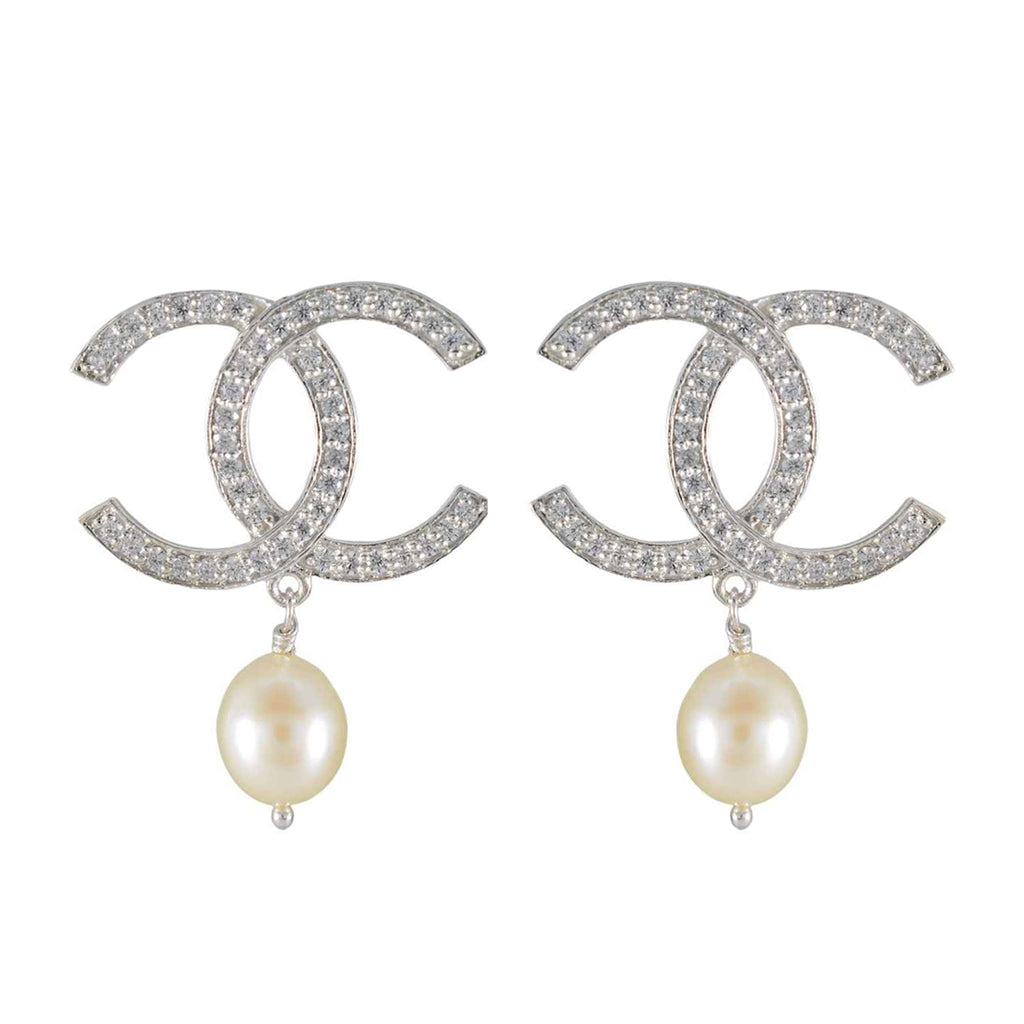 Pearl-Korean-Daniela-multiple-Stud-White-Sterling-Silver-Earring
