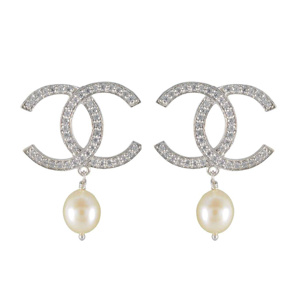 Pearl-Korean-Daniela-multiple-Stud-White-Sterling-Silver-Earring