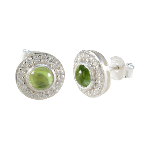 Peridot-American-Lourdes-Solitaire-Stud-Green-925-Silver-Earring