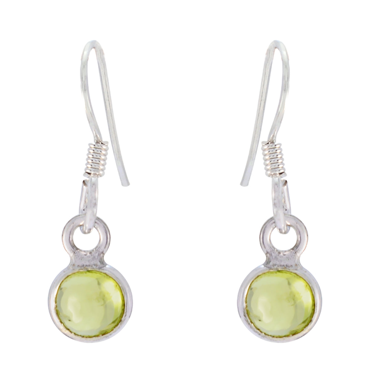Peridot-Italian-Fernanda-multiple-Dangle-Green-Silver-Earring Hoofdafbeelding