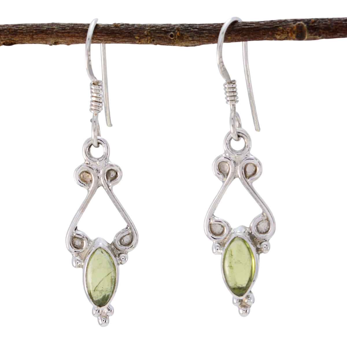 Peridot-Mexican-Gabriela-multiple-Dangle-Green-92.5-Silver-Earring
