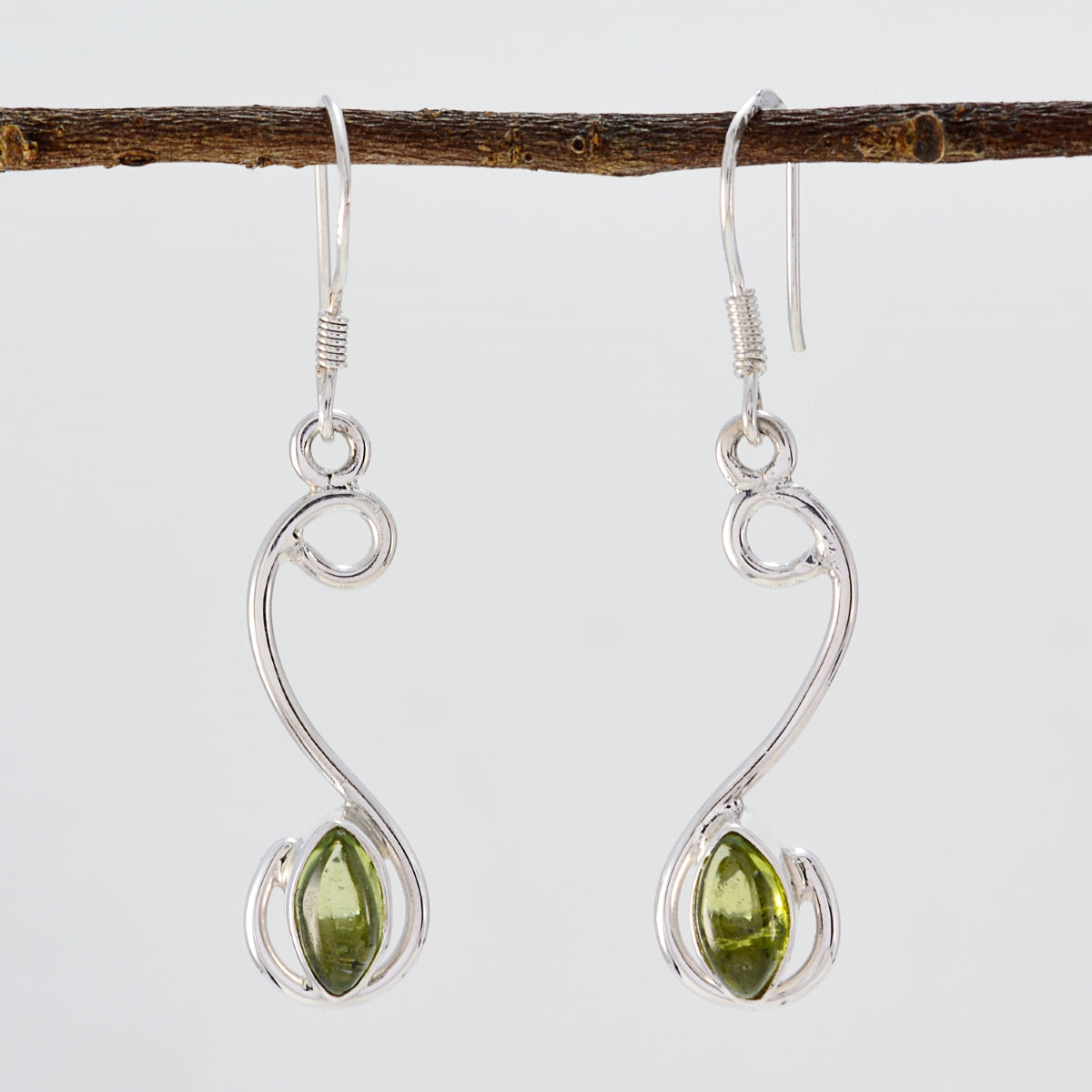 Peridot-Spanish-Isadora-multiple-Dangle-Green-Silver-Earring