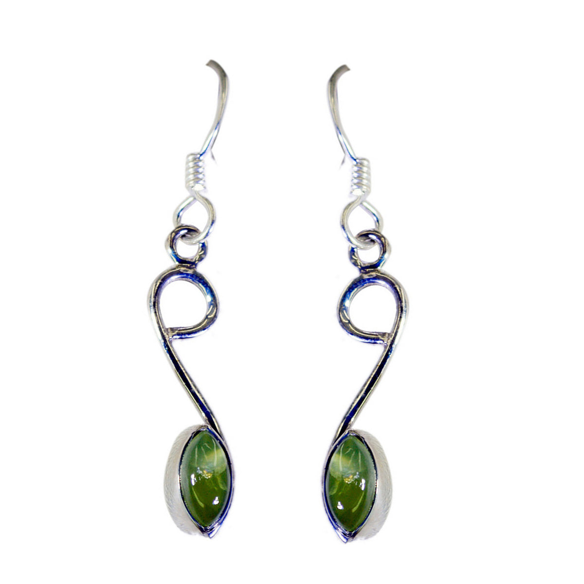 Peridot-Latin-American-Ivana-multiple-Dangle-Green-925-Silver-Earring Imagen principal del producto