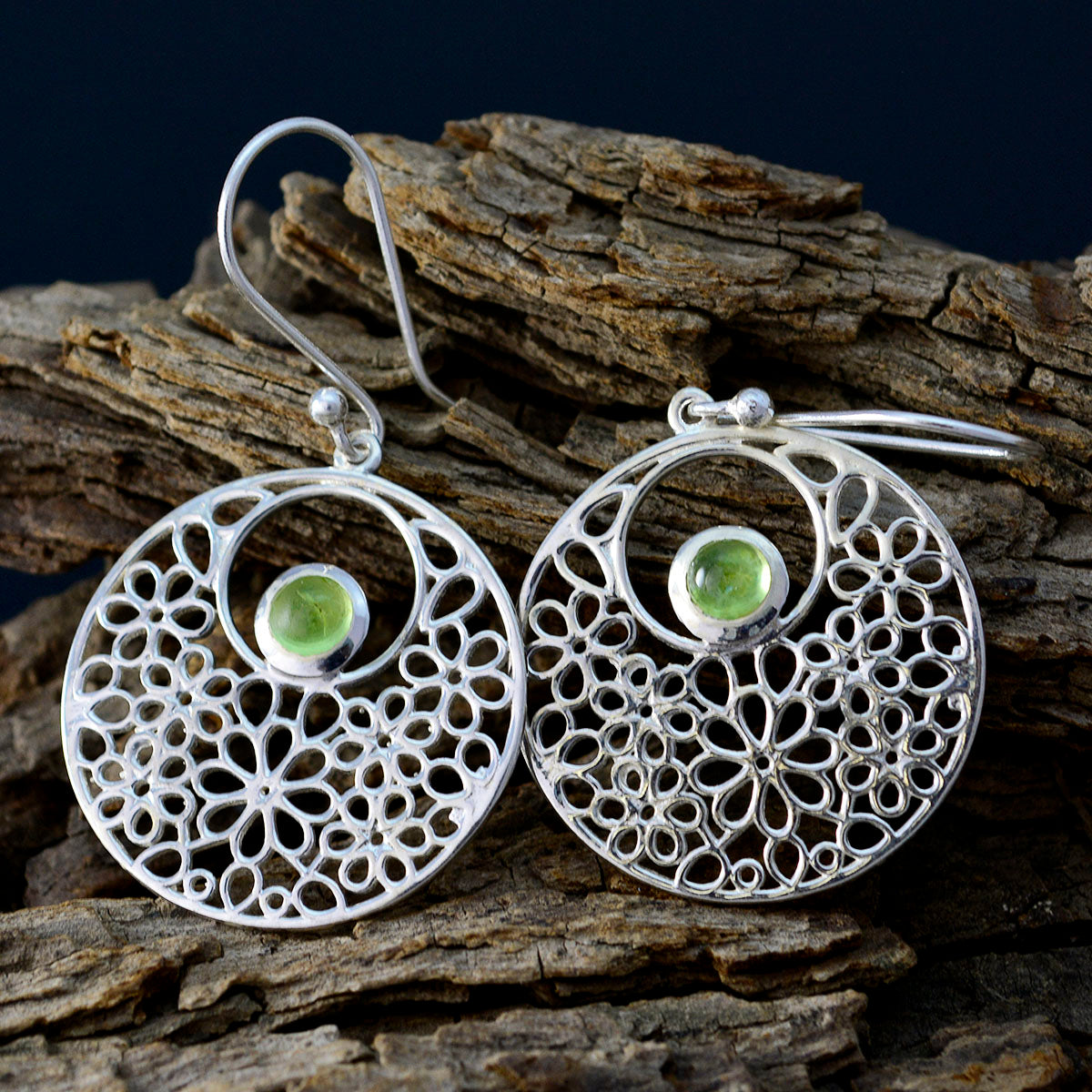 Peridot-French-Joaquina-Solitaire-Dangle-Green-925-Sterling-Silver-Earring