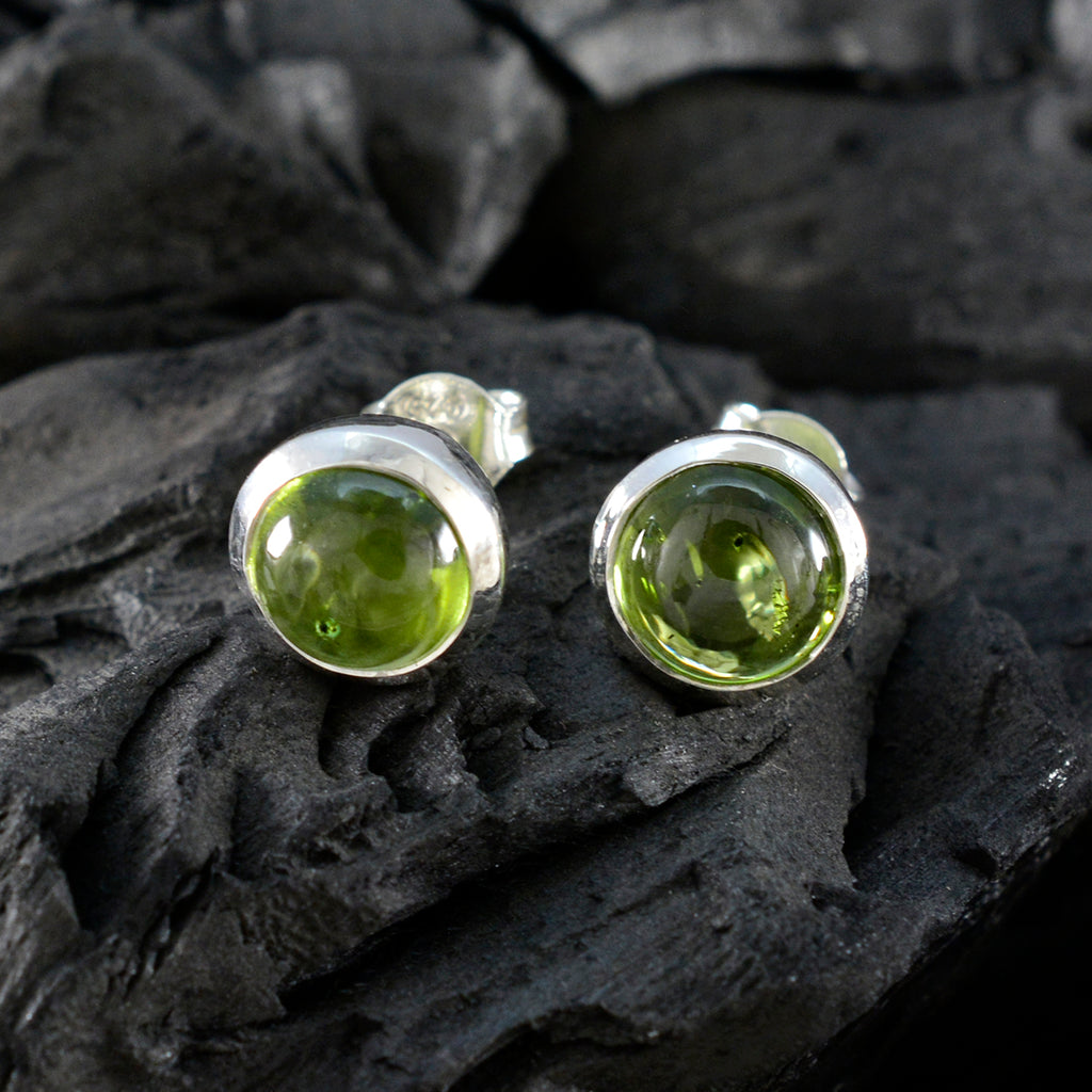 Peridot-American-María-Solitaire-Stud-Green-92.5-Silver-Earring
