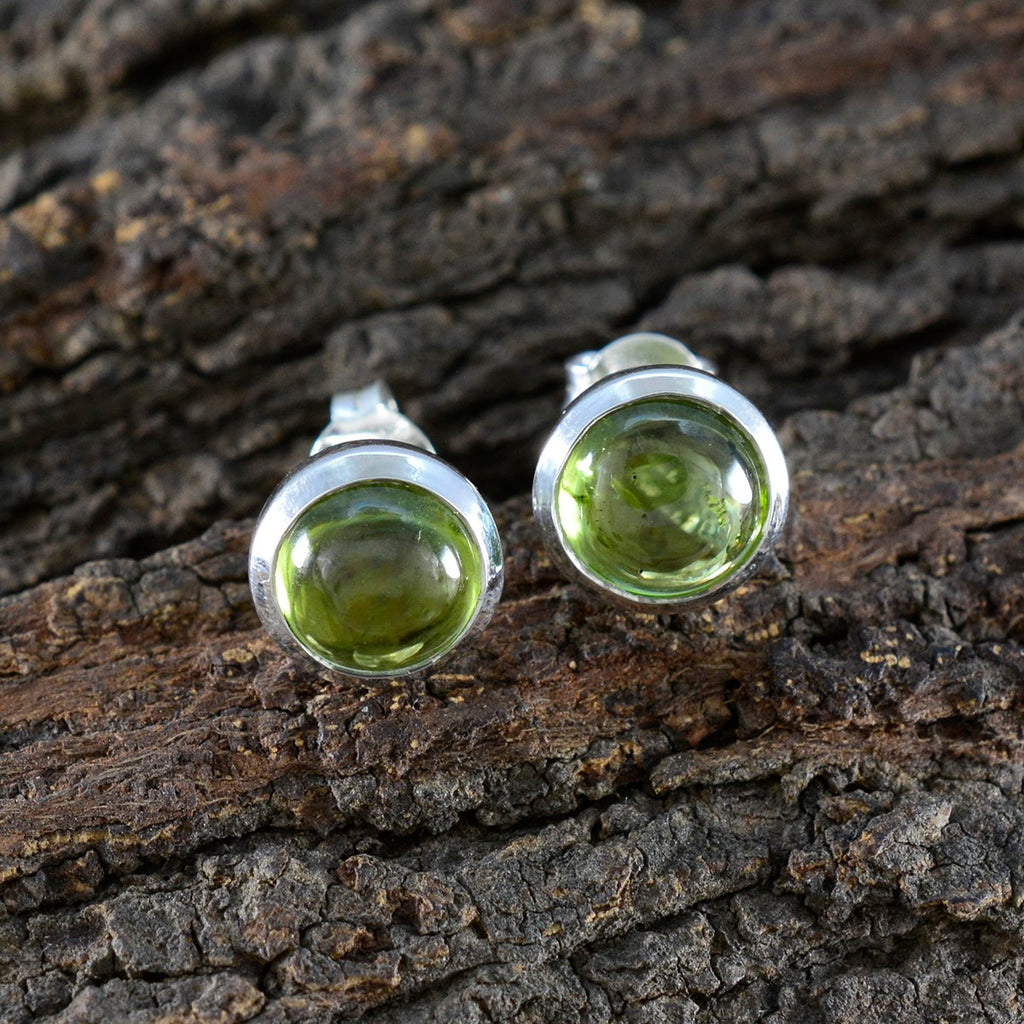 Peridot-American-María-Solitaire-Stud-Green-92.5-Silver-Earring