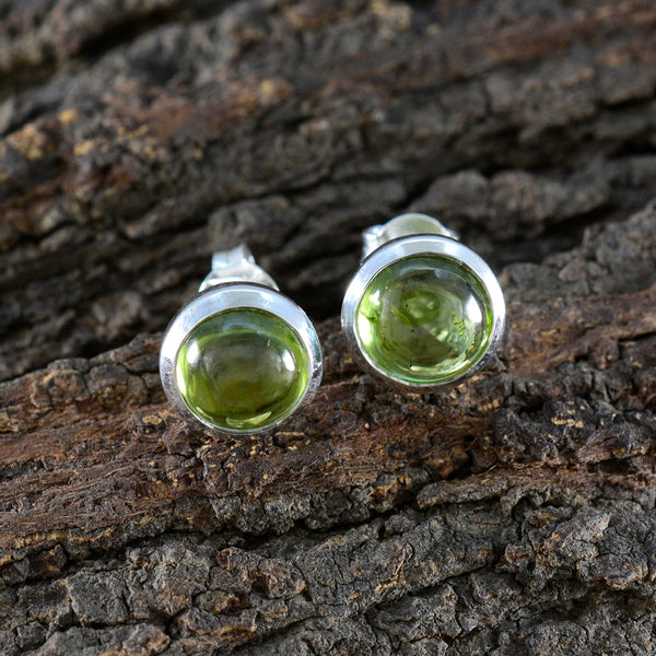 Peridot-American-María-Solitaire-Stud-Green-92.5-Silver-Earring