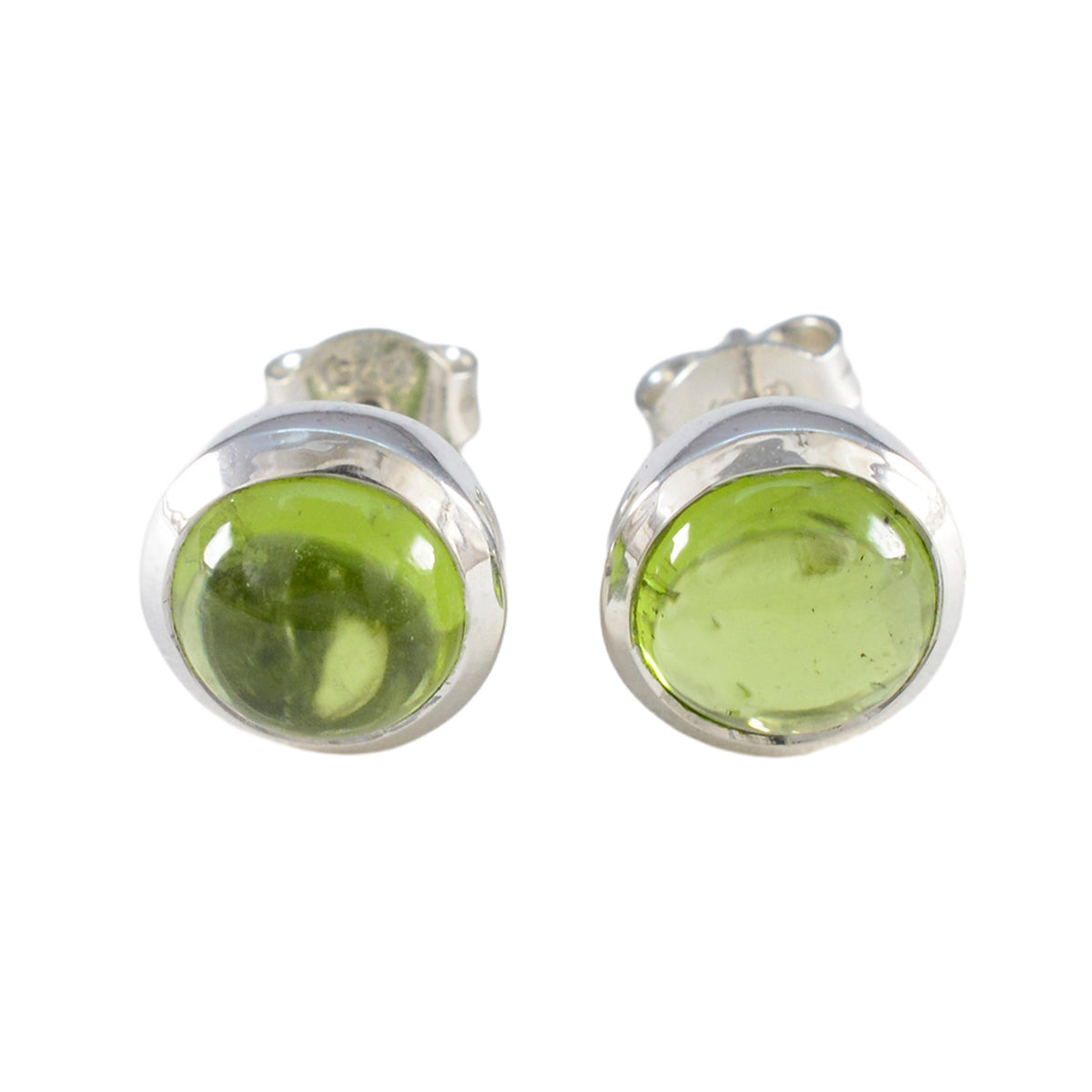 Peridot-American-María-Solitaire-Stud-Green-92.5-Silver-Earring