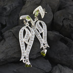 Peridot-Indian-Angel-multiple-Stud-Green-92.5-Silver-Earring