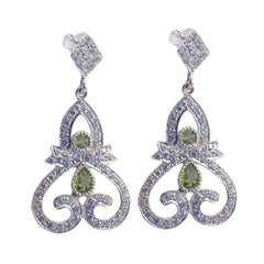 Peridot-Indian-Ayesha-multiple-Stud-Green-925-Sterling-Silver-Earring