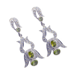 Peridot-Indian-Riya-multiple-Stud-Green-92.5-Silver-Earring