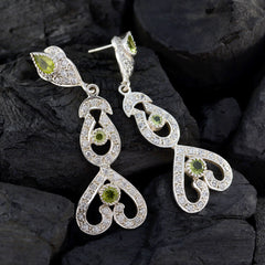 Peridot-Indian-Araya-multiple-Stud-Green-925-Sterling-Silver-Earring