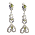 Peridot-Indian-Araya-multiple-Stud-Green-925-Sterling-Silver-Earring