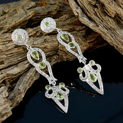Peridot-Indian-Ayesha-multiple-Stud-Green-Silver-Earring