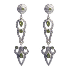 Peridot-Indian-Ayesha-multiple-Stud-Green-Silver-Earring